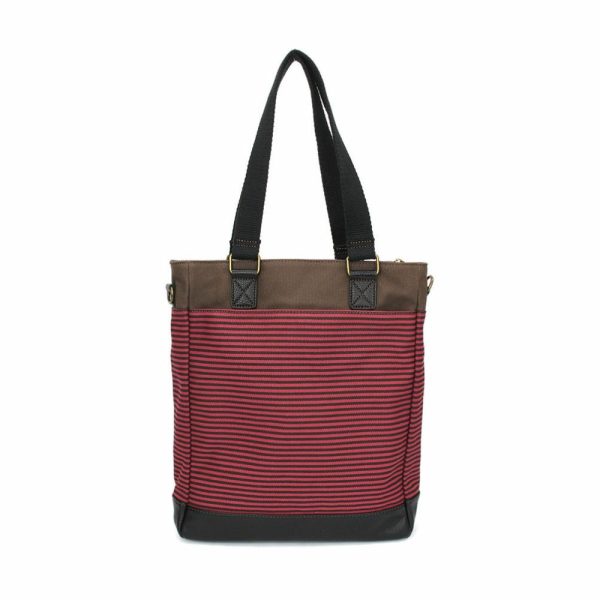 Totes & Satchels |  Work Tote – Cardinal Totes & Satchels Burgundy Stripe