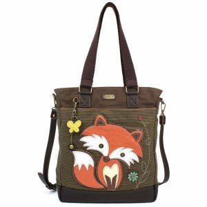 Totes & Satchels |  Work Tote – Fox Totes & Satchels Brown Stripe