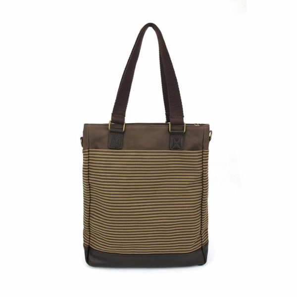 Totes & Satchels |  Work Tote – Fox Totes & Satchels Brown Stripe