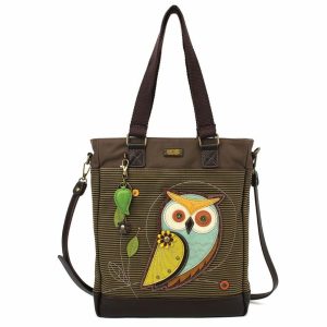 Totes & Satchels |  Work Tote – Owl A Totes & Satchels Olive Stripe