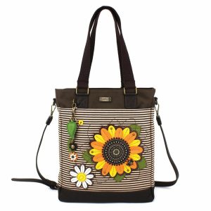 Totes & Satchels |  Work Tote – Sunflower Totes & Satchels Brown Stripe