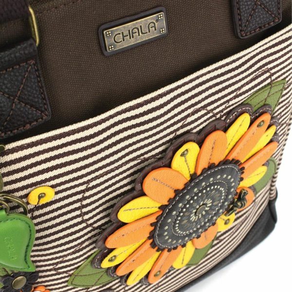 Totes & Satchels |  Work Tote – Sunflower Totes & Satchels Brown Stripe