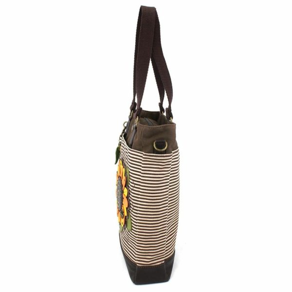 Totes & Satchels |  Work Tote – Sunflower Totes & Satchels Brown Stripe