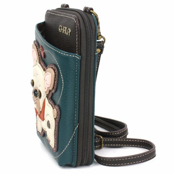 Wallets |  Wallet Xbody – French Bulldog Wallets Turquoise Approx