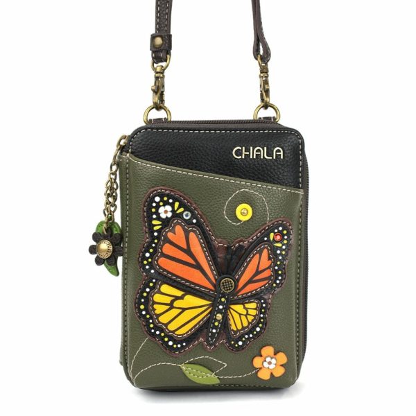 Wallets |  Wallet Xbody – Monarch Butterfly Wallets Olive Approx