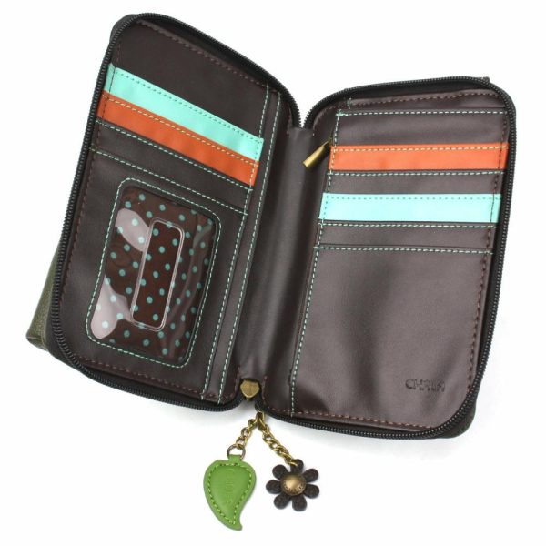 Wallets |  Wallet Xbody – Mushrooms Olive Approx