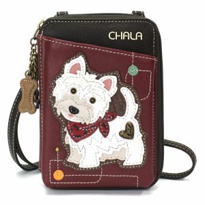 Wallets |  Wallet Xbody – Westie Wallets Maroon Approx