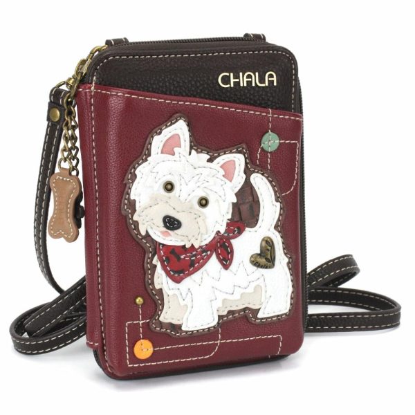 Wallets |  Wallet Xbody – Westie Wallets Maroon Approx