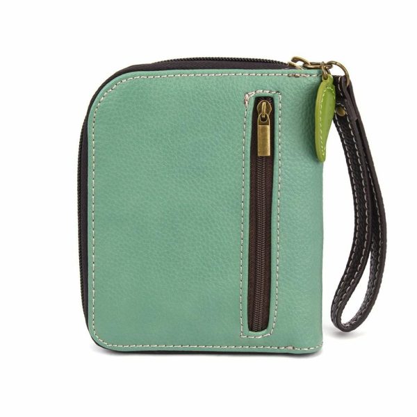 Wallets |  Zip Around Wallet – Blue Bird Wallets Teal Approx