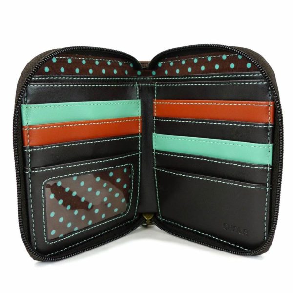 Wallets |  Zip Around Wallet – Blue Bird Wallets Teal Approx