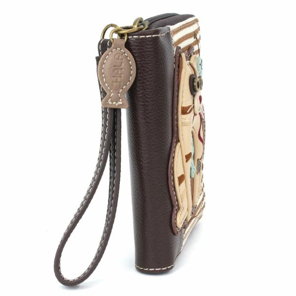 Wallets |  Zip Around Wallet – Cat Gen Ii Wallets Brown Stripe Approx