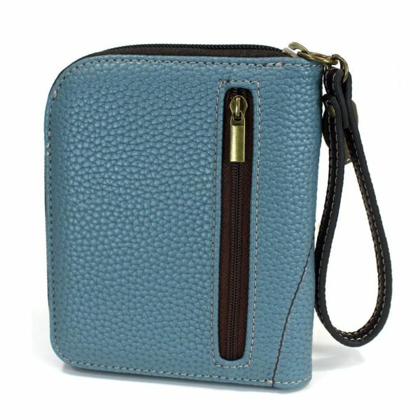 Wallets |  Zip Around Wallet – Fat Cat Wallets Blue Approx