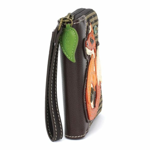 Wallets |  Zip Around Wallet – Fox A Wallets Olive Stripe Approx