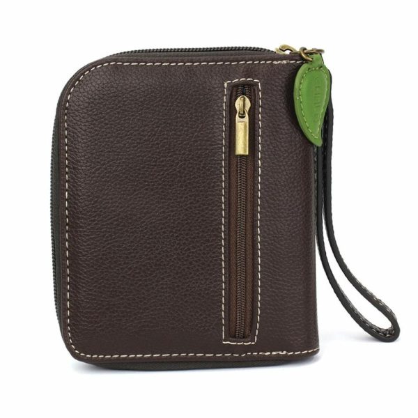 Wallets |  Zip Around Wallet – Fox A Wallets Olive Stripe Approx