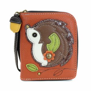 Wallets |  Zip Around Wallet – Hedgehog Wallets Orange Approx