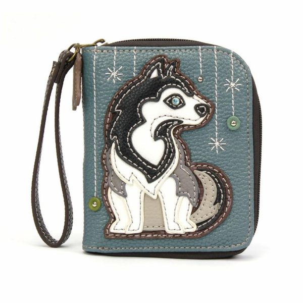 Wallets |  Zip Around Wallet – Husky Wallets Blue Approx