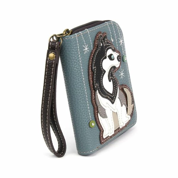 Wallets |  Zip Around Wallet – Husky Wallets Blue Approx