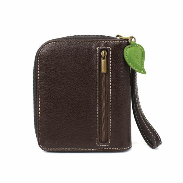 Wallets |  Zip Around Wallet – Koala Wallets Brown Stripe Approx