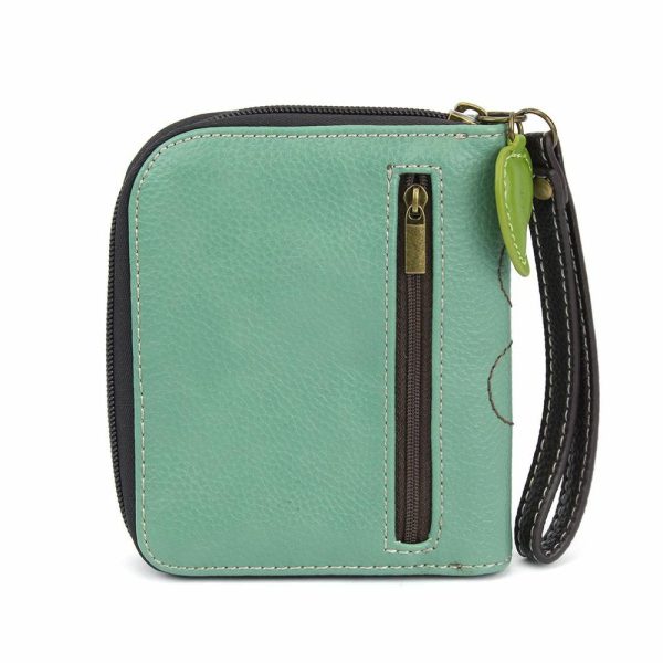 Wallets |  Zip Around Wallet – Ladybug Wallets Teal Approx