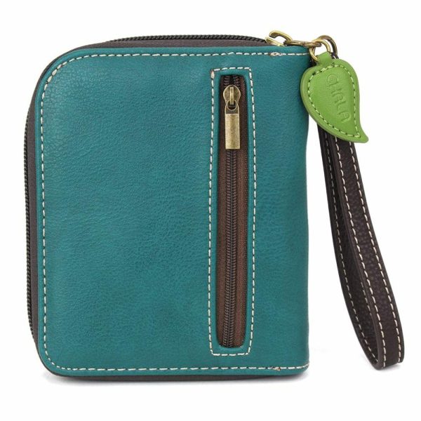 Wallets |  Zip Around Wallet – Loon Bird Wallets Blue Approx