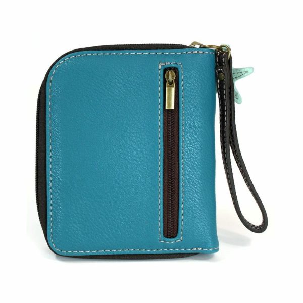 Wallets |  Zip Around Wallet – Mermaid Wallets Blue Approx