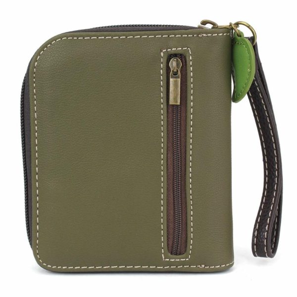 Wallets |  Zip Around Wallet – Owl A Wallets Olive Approx