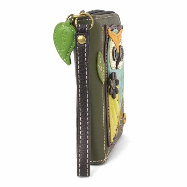 Wallets |  Zip Around Wallet – Owl A Wallets Olive Approx