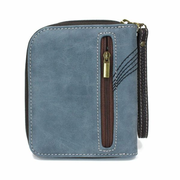 Wallets |  Zip Around Wallet – Piano Wallets Indigo Approx