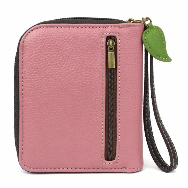 Wallets |  Zip Around Wallet – Rose Wallets Pink Approx