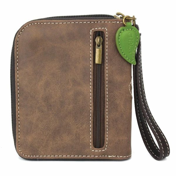 Wallets |  Zip Around Wallet – Sunflower Wallets Brown Approx