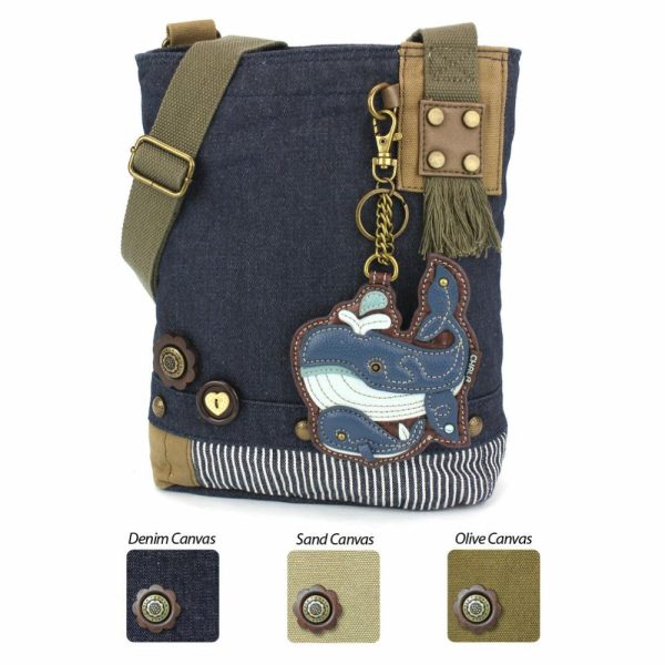 Crossbodies |  Patch Crossbody – Whale Family Crossbodies Crossbodies