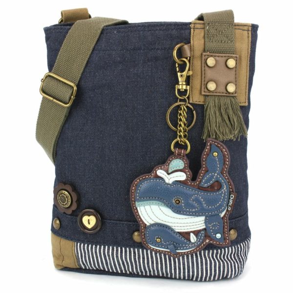 Crossbodies |  Patch Crossbody – Whale Family Crossbodies Crossbodies