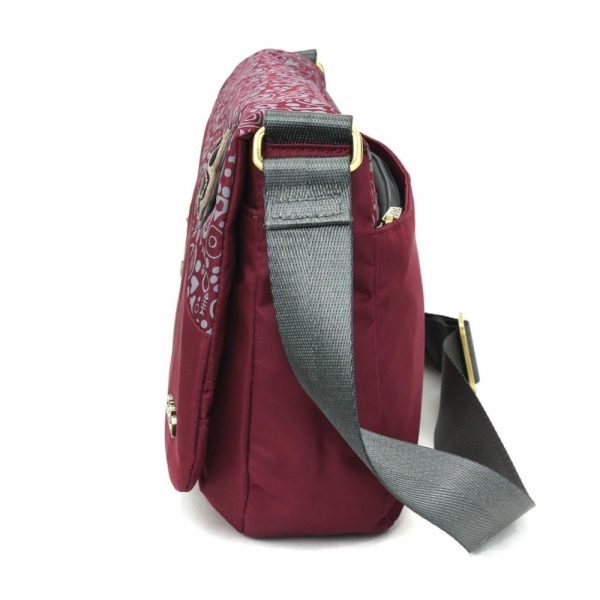 Messengers |  Cv – Envoy Messenger – Pawprint Messengers Burgundy Approx