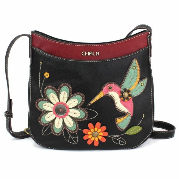 Crossbodies |  Crescent Crossbody – Hummingbird Crossbodies Black Approx