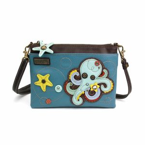 Crossbodies |  Mini Crossbody – Octopus Crossbodies Blue Approx