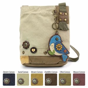 Crossbodies |  Patch Crossbody – Blue Bird Crossbodies Brown