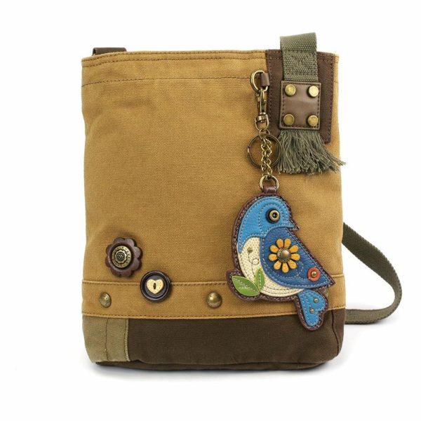 Crossbodies |  Patch Crossbody – Blue Bird Crossbodies Brown