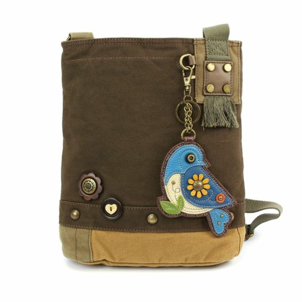 Crossbodies |  Patch Crossbody – Blue Bird Crossbodies Brown