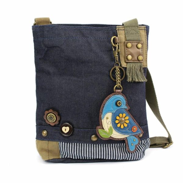 Crossbodies |  Patch Crossbody – Blue Bird Crossbodies Brown