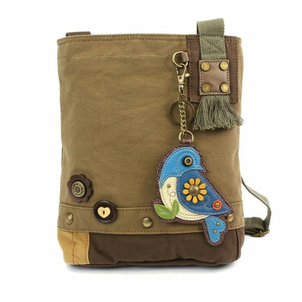 Crossbodies |  Patch Crossbody – Blue Bird Crossbodies Brown