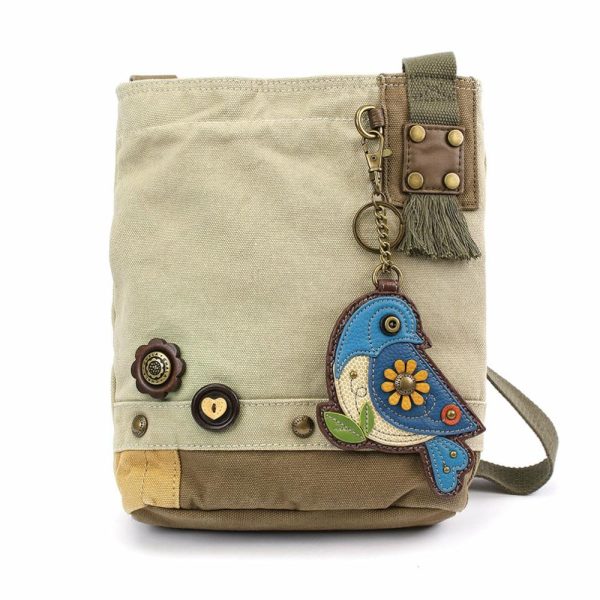 Crossbodies |  Patch Crossbody – Blue Bird Crossbodies Brown