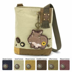 Crossbodies |  Patch Crossbody – Hippo Crossbodies Brown