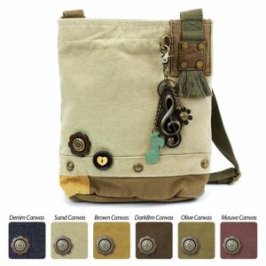 Crossbodies |  Patch Crossbody – Metal Charming Clef Crossbodies Brown