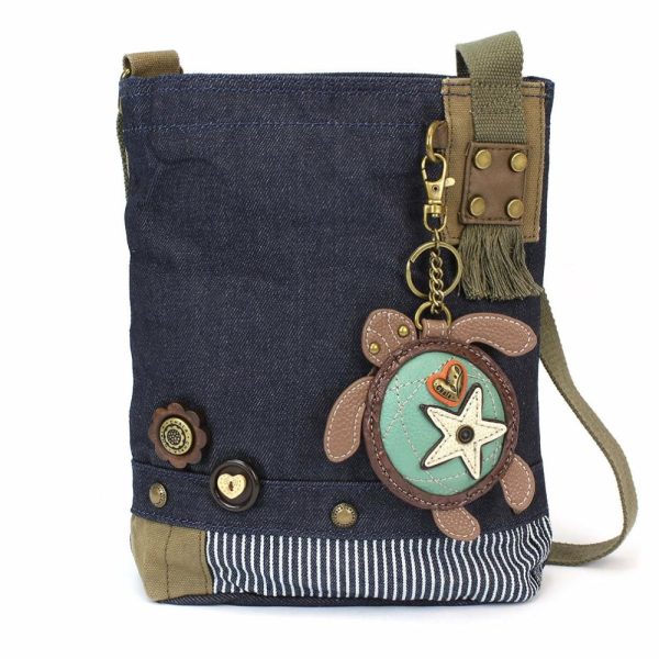 Crossbodies |  Patch Crossbody – Sea Turtle Crossbodies Brown