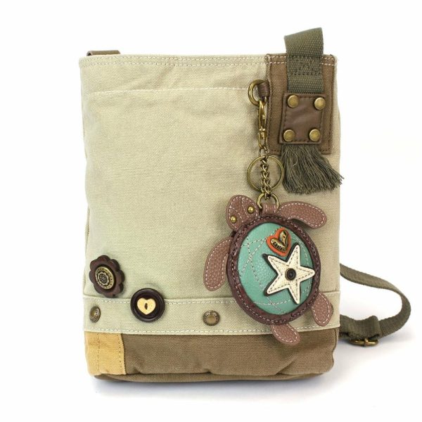 Crossbodies |  Patch Crossbody – Sea Turtle Crossbodies Brown