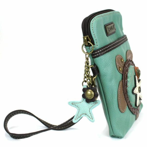 Crossbodies |  Cellphone Xbody – Sea Turtle (Teal) Crossbodies Crossbodies