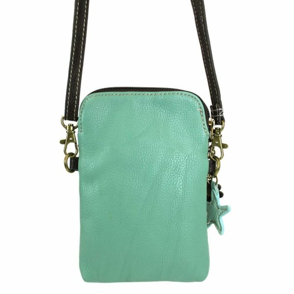 Crossbodies |  Cellphone Xbody – Sea Turtle (Teal) Crossbodies Crossbodies