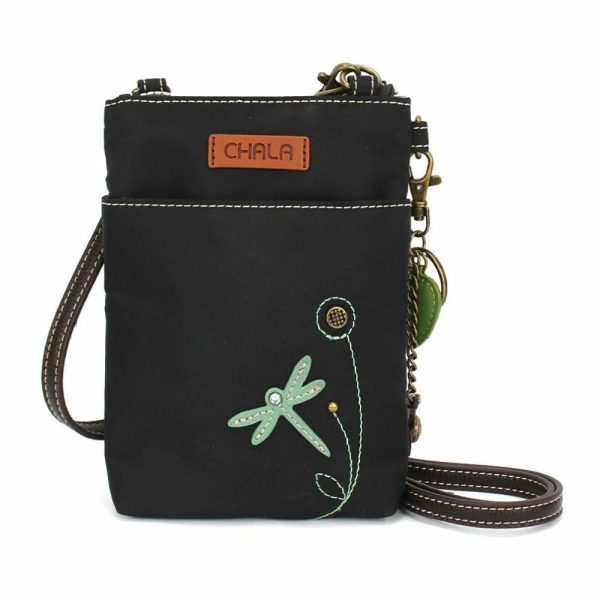 Crossbodies |  Cv – Cellphone Xbody – Dragonfly Crossbodies Black Approx