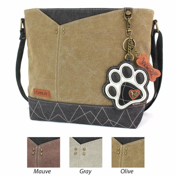 Crossbodies |  Prism Crossbody – B&W Pawprint Crossbodies Crossbodies