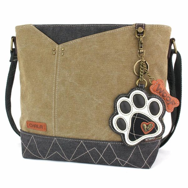 Crossbodies |  Prism Crossbody – B&W Pawprint Crossbodies Crossbodies